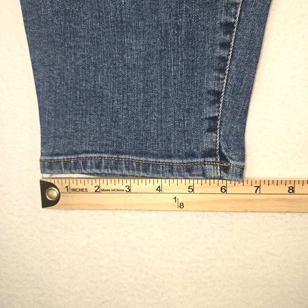 William Rast Women 22W Ankle Skinny Jeans Distressed Medium Wash Denim Plus Size - Picture 8 of 11